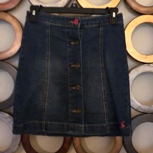 Joules Blue jean Skirt